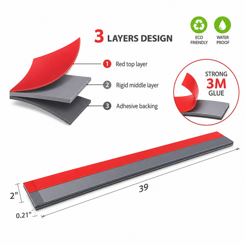 Door draft excluder strip self - strip,