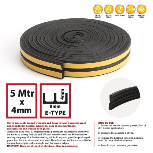 Rubber seal strip draught - strip,
