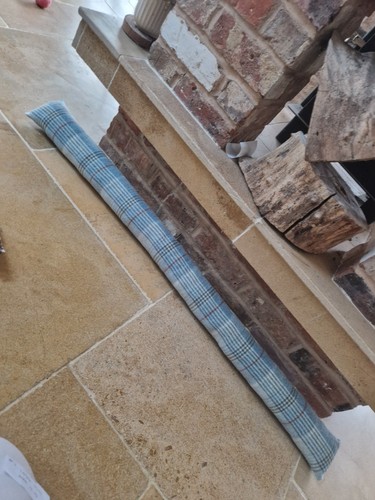 Double draft excluder under - draft,